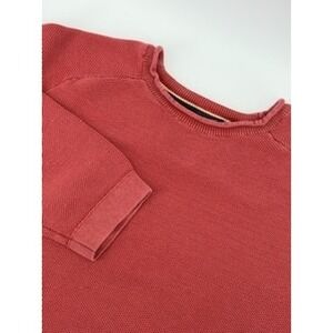 Weatherproof Vintage Mens Red Cotton Crew Neck Long Sleeve Sweater XL